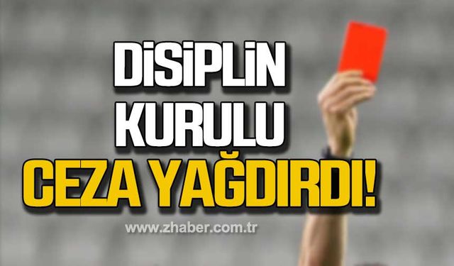 Disiplin Kurulu ceza yağdırdı!