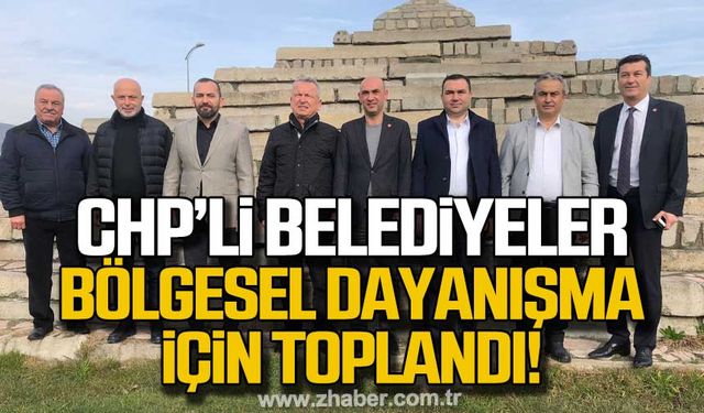 Çaycuma'da CHP'li belediyeler bölgesel dayanışma için toplandı!