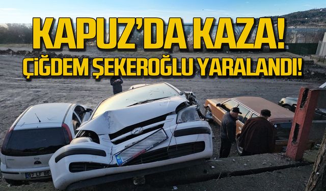 Kapuz'da kaza! Çiğdem Şekeroğlu yaralandı!