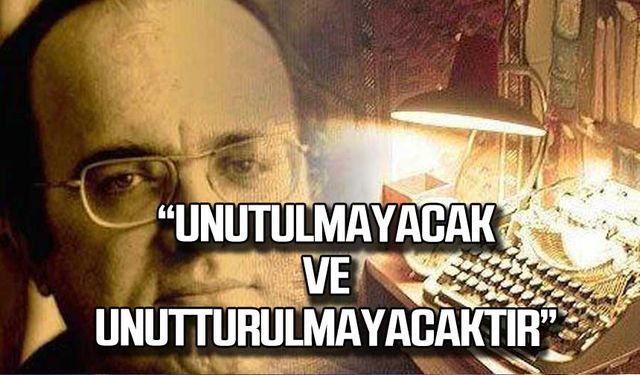 CHP Kdz. Ereğli İlçe Başkanı Ali Kocamanoğlu Uğur Mumcu'yu andı