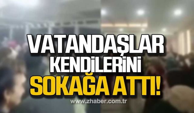 Bolu'da deprem sonrası vatandaşlar kendilerini sokağa attı!