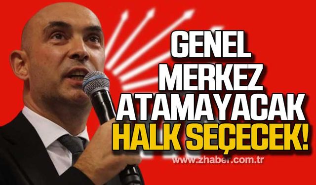 Genel merkez atamayacak! Halk seçecek!