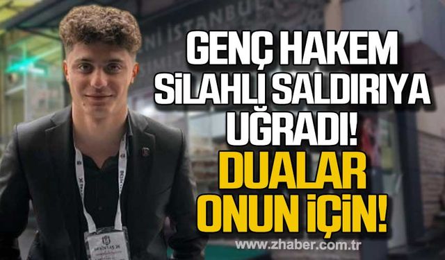 Dualar silahlı saldırıya uğrayan genç hakem Ekrem Selam için!