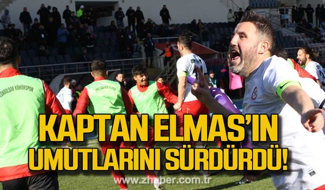 Kaptan Zonguldak Kömürspor'un umutlarını sürdürdü!