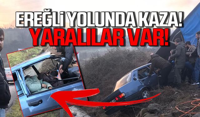 Ereğli yolunda kaza! Biri ağır iki yaralı!