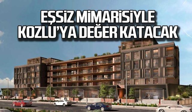 Del Marin projesi eşsiz mimarisiyle Kozlu’ya değer katacak