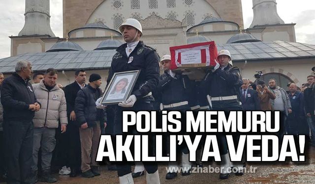 Polis Memuru Fatma Akın Akıllı'ya veda!