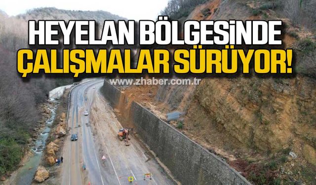 Zonguldak'ta heyelan temizleme çalışmaları devam ediyor!