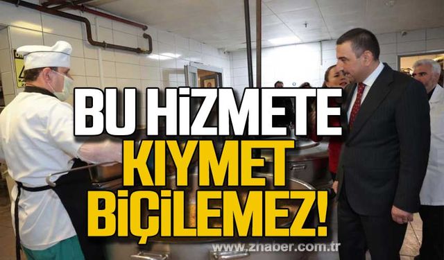 Vali Hacıbektaşoğlu; "Bu hizmete kıymet biçilemez!"