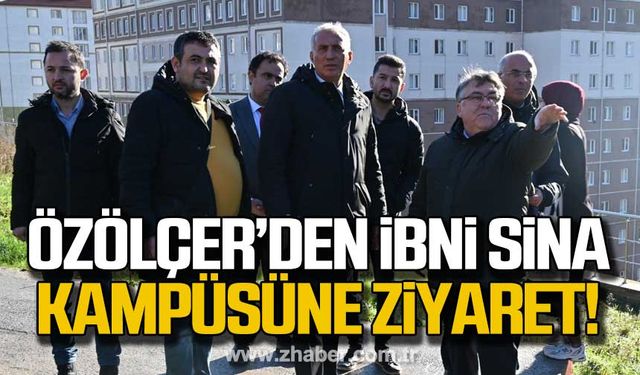 Rektör Özölçer'den İbni Sina Kampüsüne ziyaret!