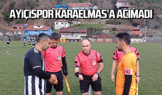 Ayiçispor, Karaelmas’a acımadı