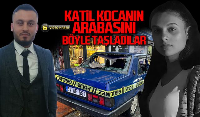 Bahar Kanyılmaz'ın katilinin arabasını taşladılar!