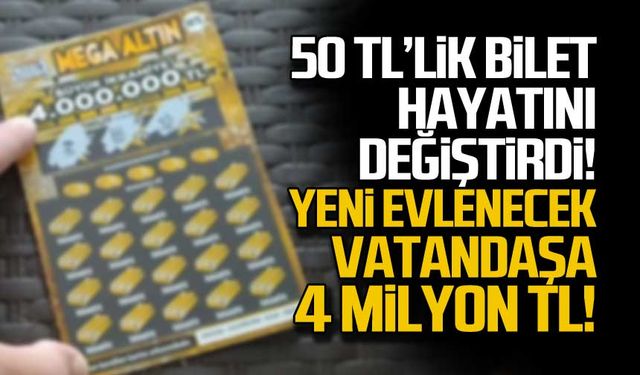 Yeni evlenecekti! 50 TL'lik bilet hayatını değiştirdi!