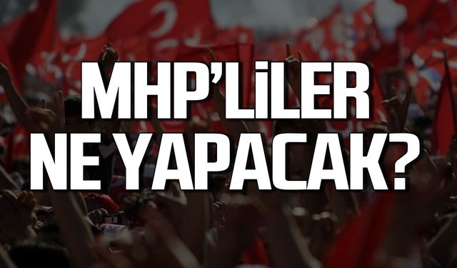 MHP'liler ne yapacak?