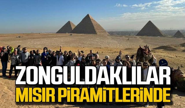 Zonguldaklılar Mısır Piramitlerinde