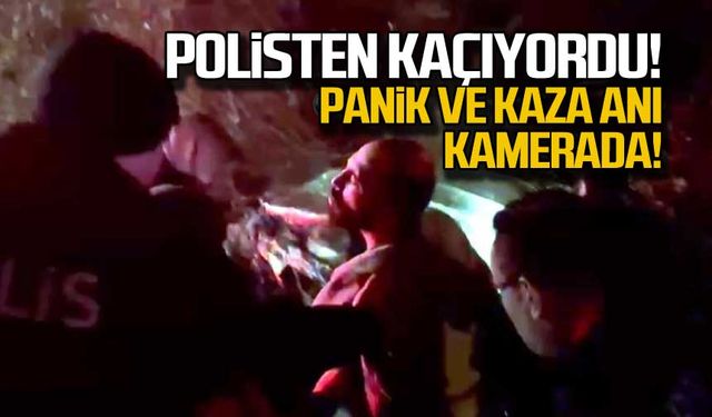 Polisten kaçıyordu! Jandarmayı görünce kaza yaptı!