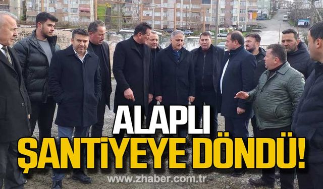 Altan Güngör; "Ak Parti Alaplı'yı şantiyeye çevirdi!"