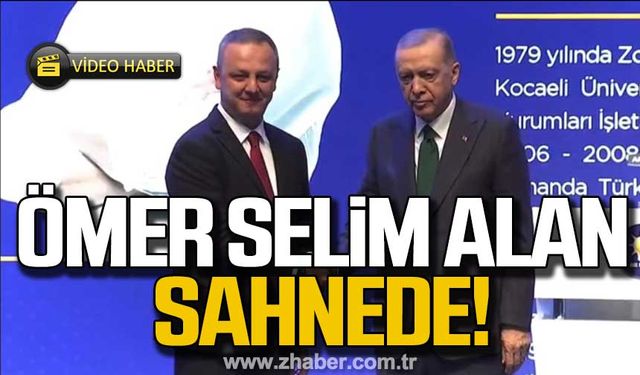 Zonguldak Belediye Başkan Adayı Ömer Selim Alan sahnede!