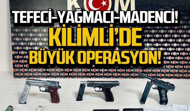 Tefeci-Yağmacı-Madenci! Kilimli'de büyük operasyon!