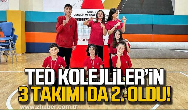 Ted Kolejliler'in 3 takımı da 2. oldu!