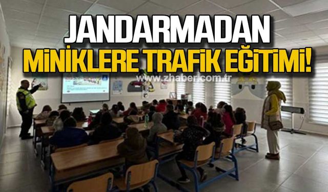 Zonguldak'ta öğrencilere trafik eğitimi!