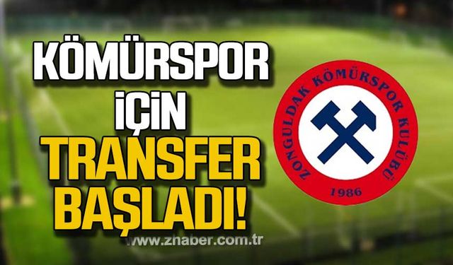 Zonguldak Kömürspor için transfer başladı!