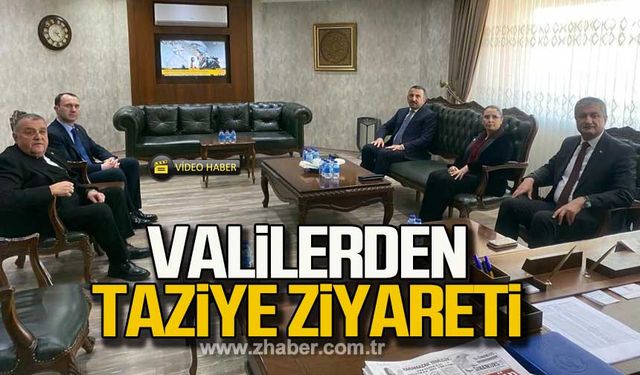 Valilerden Fırıncıoğlu'na taziye ziyareti