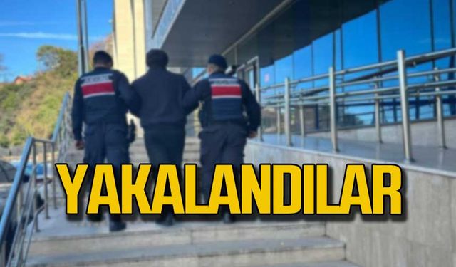 Jandarma ekipleri hapis cezası bulunan 2 zanlıyı yakaladı