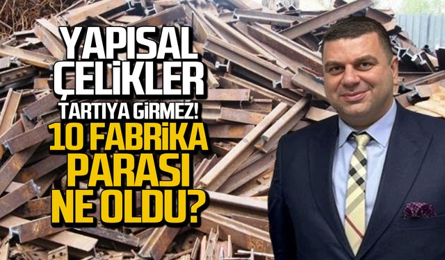 "Yapısal çelikler tartıya girmez!"10 fabrika kuracak kadar değerli!