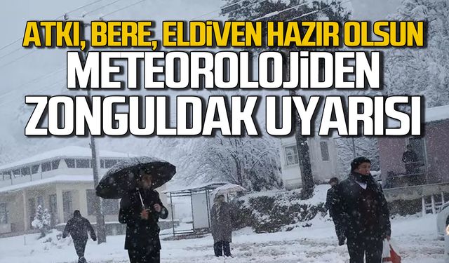 Atkı, bere, eldiven hazır olsun!. Meteorolojiden Zonguldak uyarısı