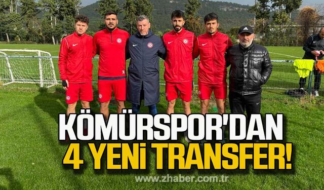 Zonguldak Kömürspor'dan 4 yeni transfer!