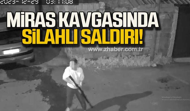 Zonguldak'ta miras kavgasında silahlı saldırı!