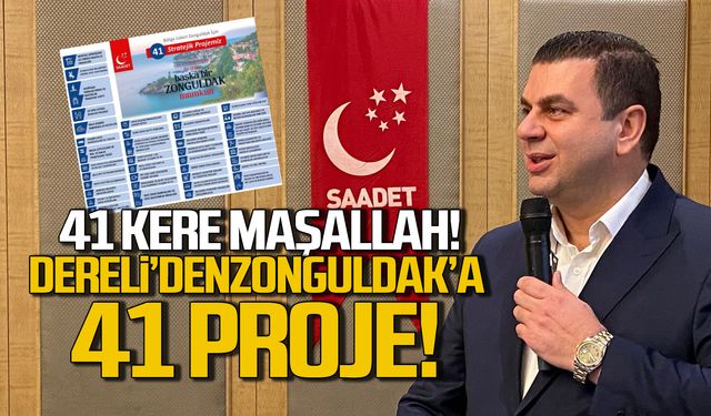 41 kere maşallah! Dereli'den Zonguldak’a 41 proje