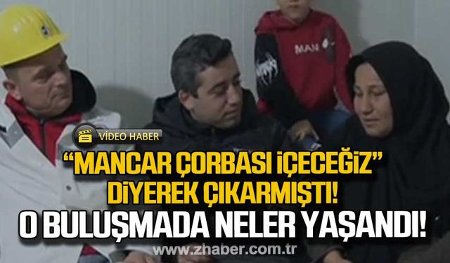 Zonguldak Madenci Murat Biçer kurtardığı depremzedelerle buluştu!