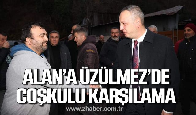 Başkan Ömer Selim Alan'a Üzülmez'de coşkulu karşılama!