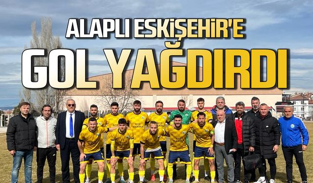 Alaplı Eskişehir'e gol yağdırdı!