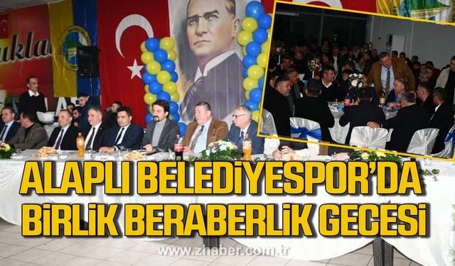 Alaplı Belediyespor destek gecesi düzenledi!