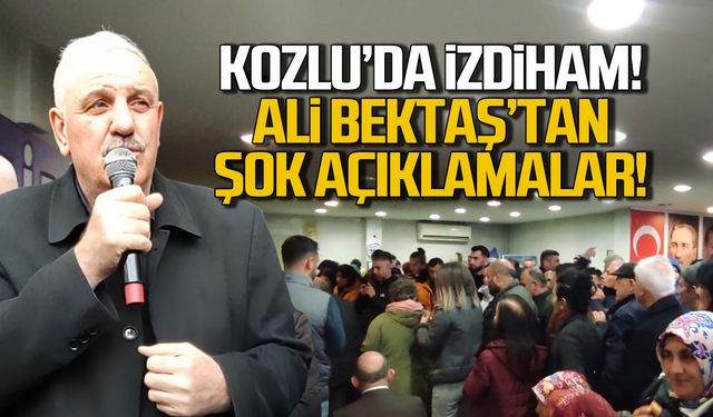Kozlu SKM açılışında izdiham! Ali Bektaş'tan şok açıklamalar!