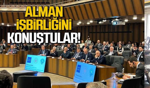 Alman işbirliğini konuştular!