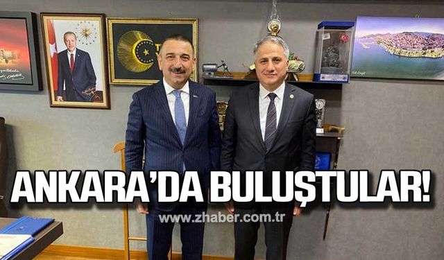 Hacıbektaşoğlu ve Bozkurt Ankara'da bir araya geldi!