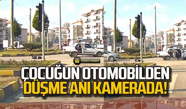 Bartın'da bir çocuk otomobilin açılan kapısından yola düştü!