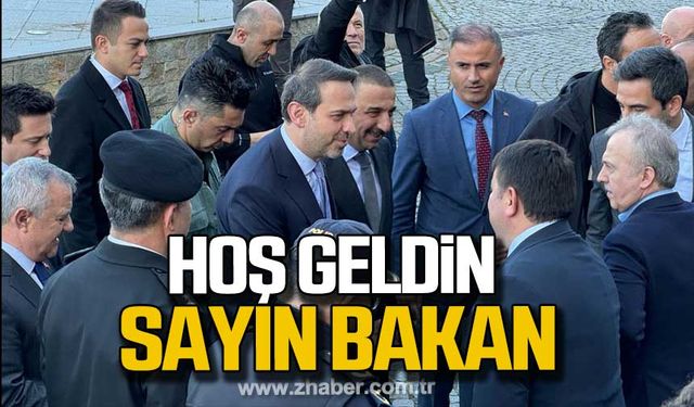 Bakan Alparslan Bayraktar Zonguldak'ta!