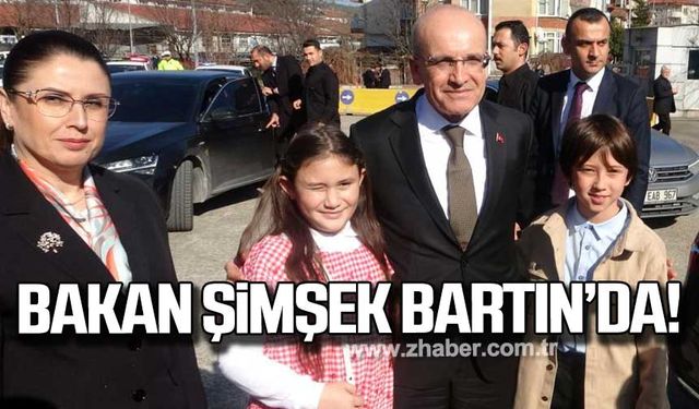 Hazine ve Maliye Bakanı Mehmet Şimşek Bartın'da!