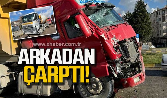 Bartın'da Zonguldak plakalı tır kaza yaptı!