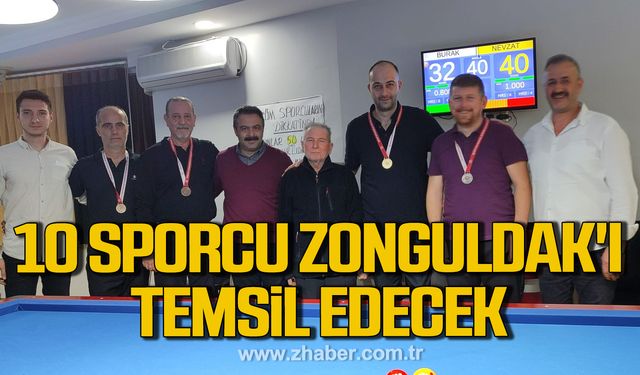 10 Sporcu Zonguldak'ı temsil edecek!