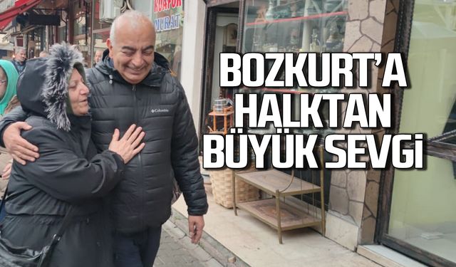 Çetin Bozkurt'a halktan büyük sevgi!