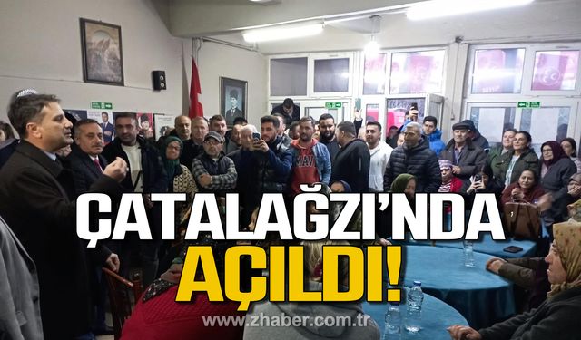 Çatalağzı’nda MHP seçmen iletişim merkezi açıldı