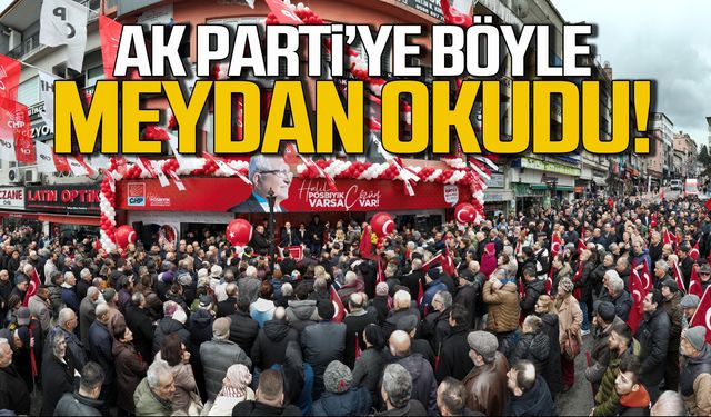 Halil Posbıyık açılışta Ak Parti'ye böyle meydan okudu!