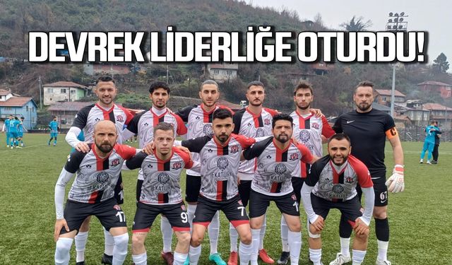 Devrek liderliğe oturdu