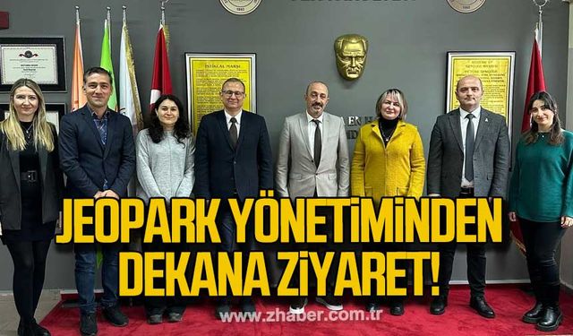 Zonguldak Kömür Jeopark yönetiminden Dekan Demir'e ziyaret!